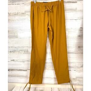 Coalatree Womens M Mustard Trailhead Ankle Cargo Hiking Nylon Adventure Pants